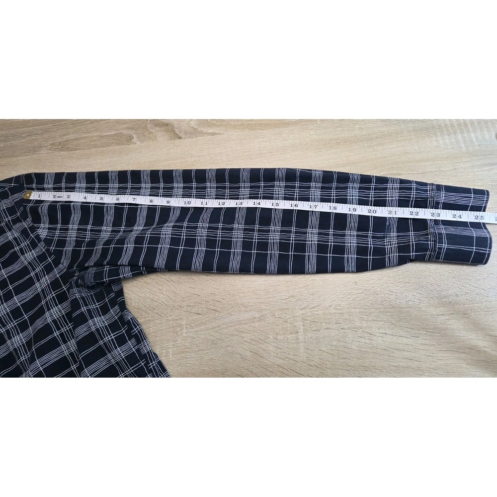 Armani Exchange Men's Long Sleeve Button Down Shirt Slim Fit Navy Blue Sz L - Picture 11 of 12